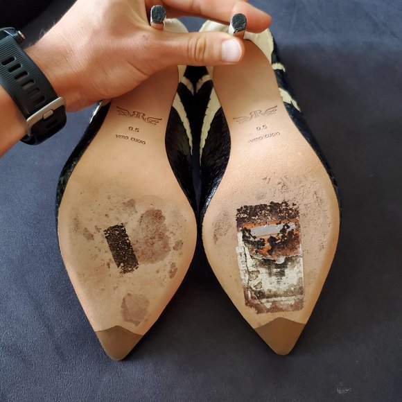 Rachel Roy Alta Patchwork Snake Pump - Picture 9 of 11